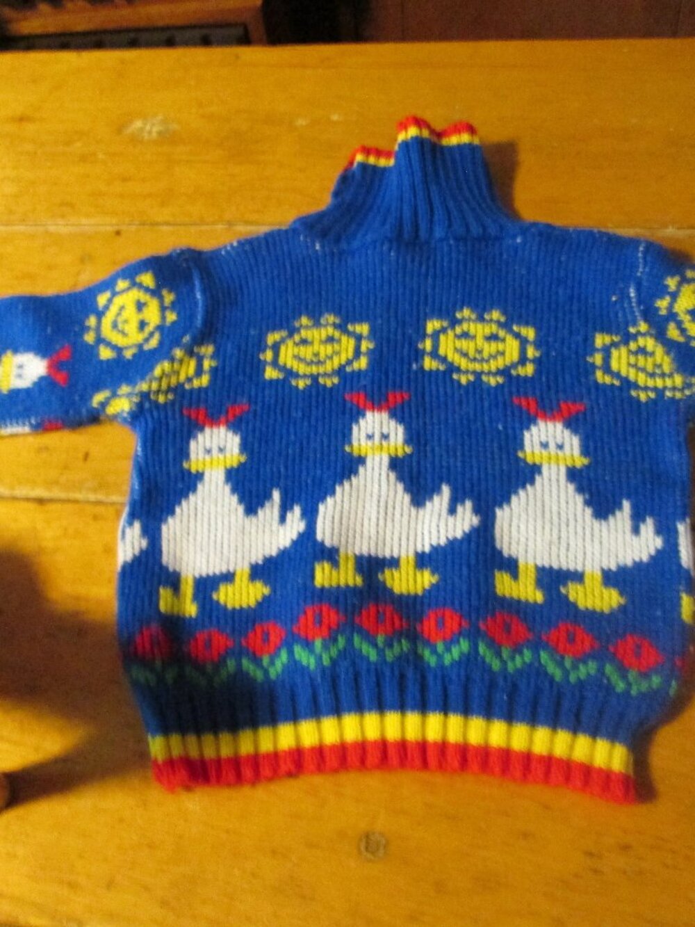 vtg boho infant Hopscotch sunshine and geese all over graphic 24 mos